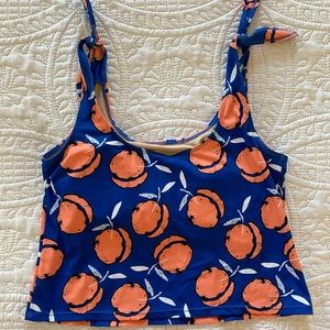 Kortni Jeane Tank Tie Top in Peaches